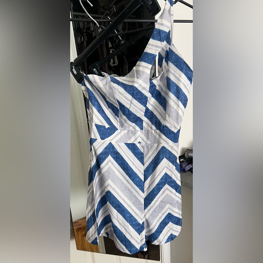Cute one shoulder romper